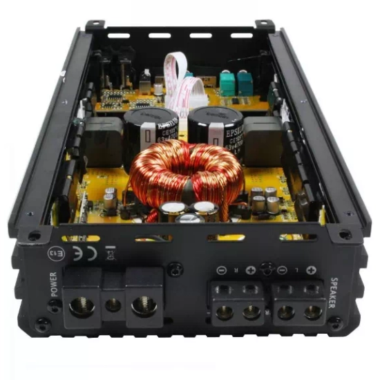 Excursion HXA-40 SQL 2-kanałowy samochodowy wzmacniacz mocy do systemów car audio SQ - moc RMS: 2x300-450W / 1x800W, wej. High/Low, Auto On/Off, cyfro